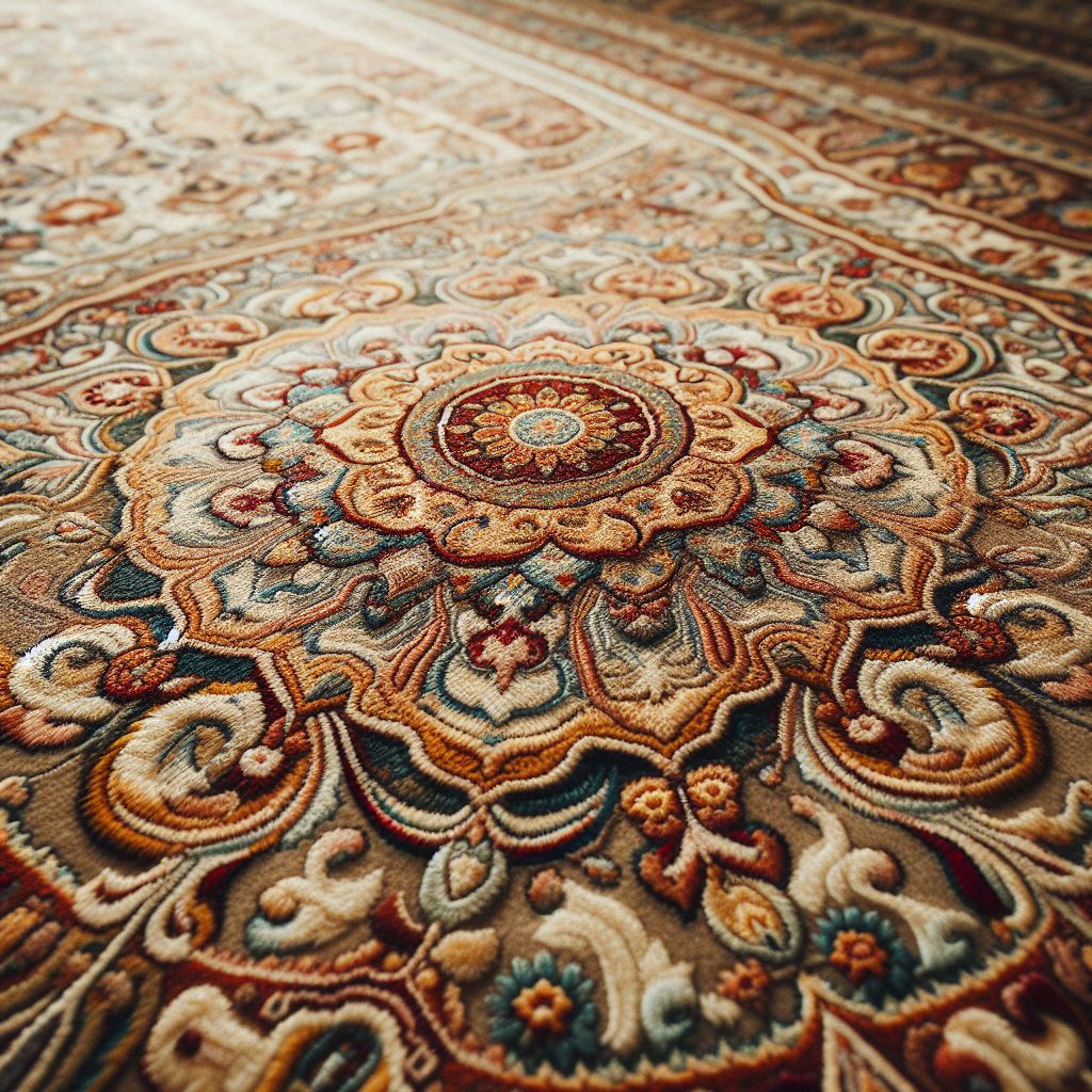 تغییر رنگ فرش